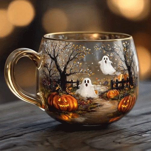 👻Haunted Path Halloween Mug