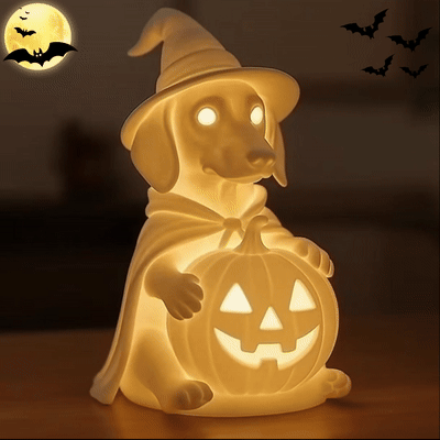 🎃Halloween Early Bird Special Sale 49% OFF -Halloween Dachshund Pumpkin Lamp